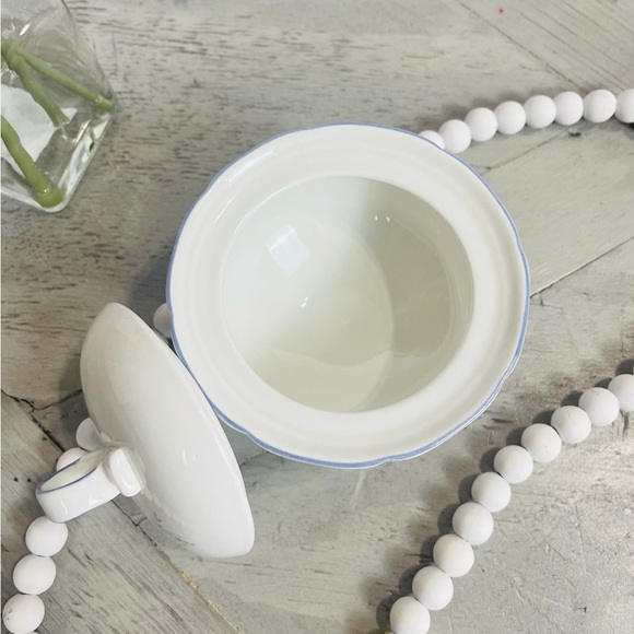 Mikasa Blue Bouquet F 9004 Lidded Sugar Bowlmade - Picture 7 of 7